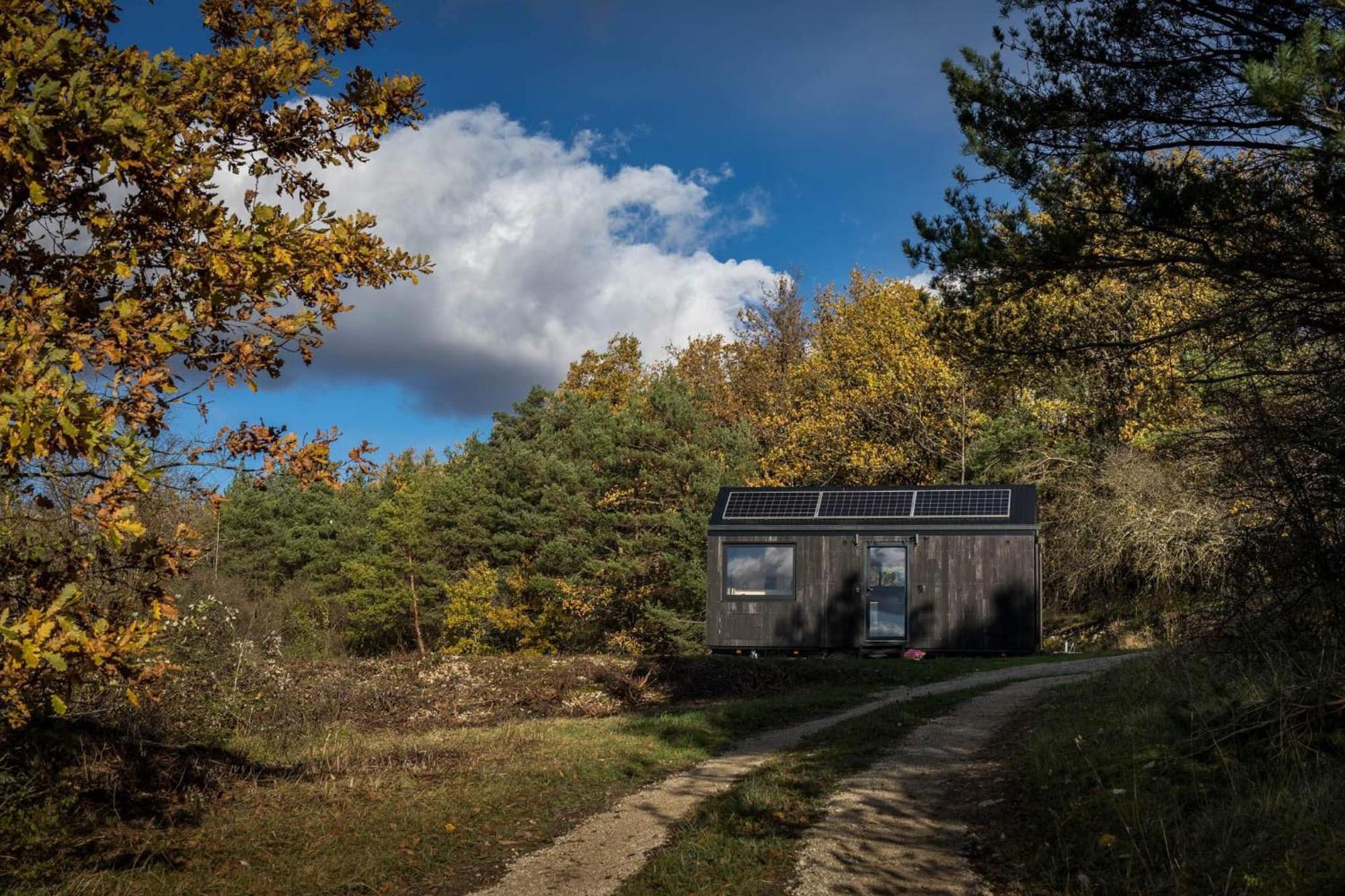 L'Envolee Ecolodge, Tiny House Au Coeur Des Vignes Loches-sur-Ource エクステリア 写真